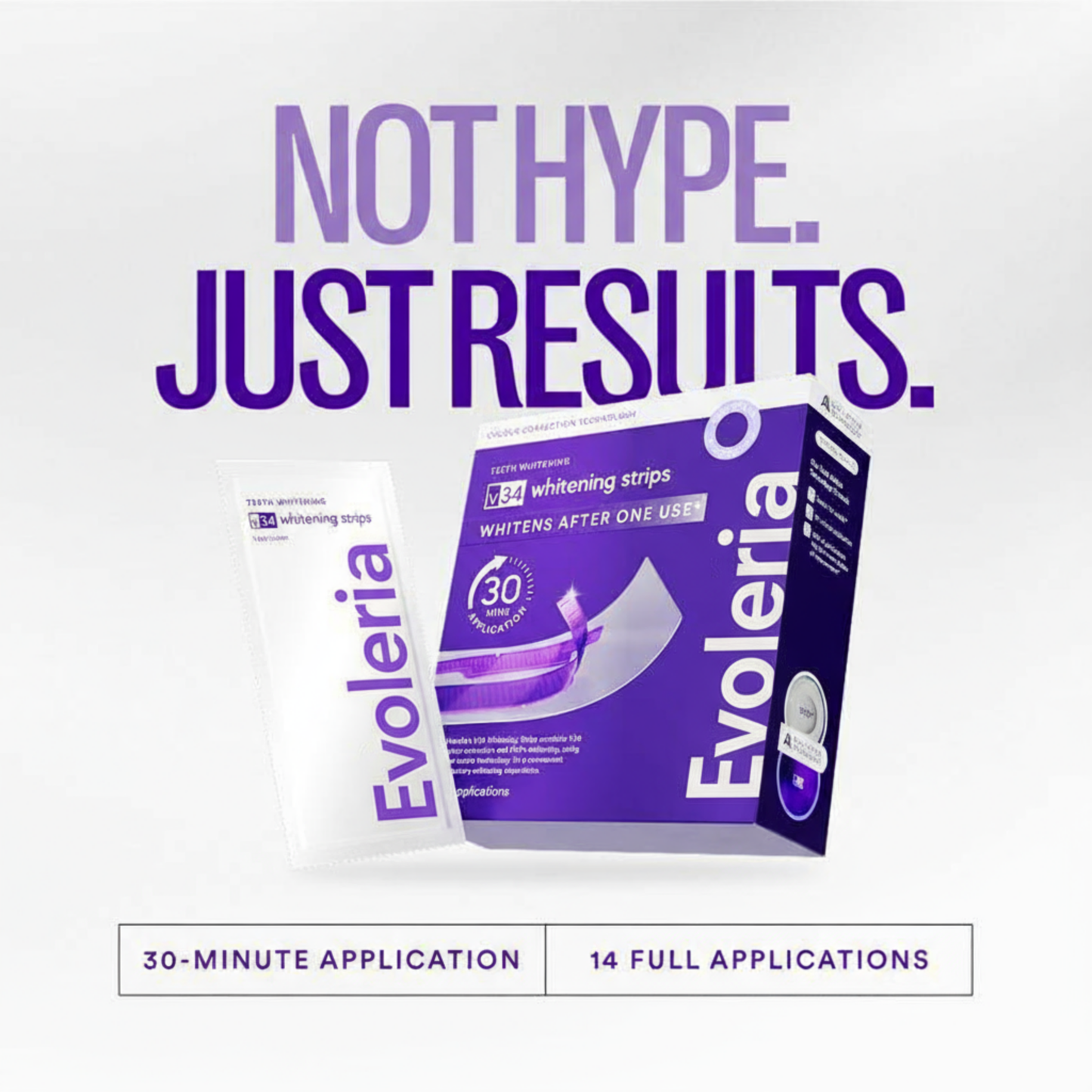 Evoleria V34 Teeth Whitening Strips