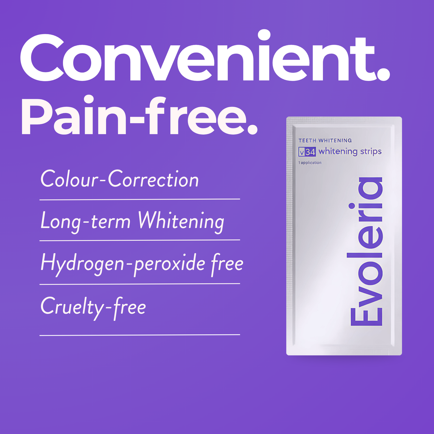 Evoleria V34 Teeth Whitening Strips